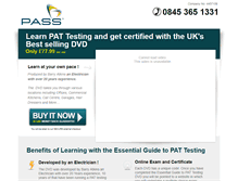 Tablet Screenshot of learn.pat-testing-course.com